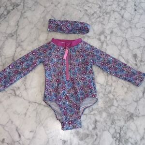 Andy & Evan Daisy Rash Guard Set 0/3M
